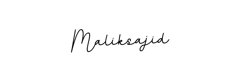 if you are searching for the best signature style for your name Maliksajid. so please give up your signature search. here we have designed multiple signature styles  using BallpointsItalic-DORy9. Maliksajid signature style 11 images and pictures png