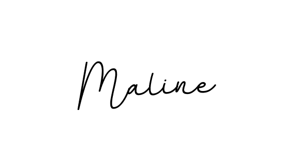 Maline stylish signature style. Best Handwritten Sign (BallpointsItalic-DORy9) for my name. Handwritten Signature Collection Ideas for my name Maline. Maline signature style 11 images and pictures png