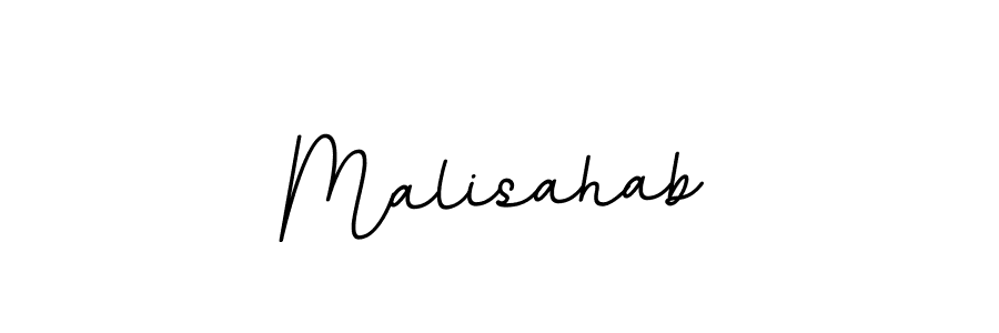 You should practise on your own different ways (BallpointsItalic-DORy9) to write your name (Malisahab) in signature. don't let someone else do it for you. Malisahab signature style 11 images and pictures png