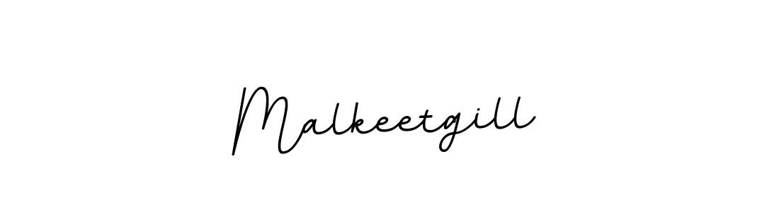 Make a beautiful signature design for name Malkeetgill. With this signature (BallpointsItalic-DORy9) style, you can create a handwritten signature for free. Malkeetgill signature style 11 images and pictures png
