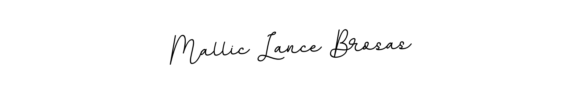 Also we have Mallic Lance Brosas name is the best signature style. Create professional handwritten signature collection using BallpointsItalic-DORy9 autograph style. Mallic Lance Brosas signature style 11 images and pictures png