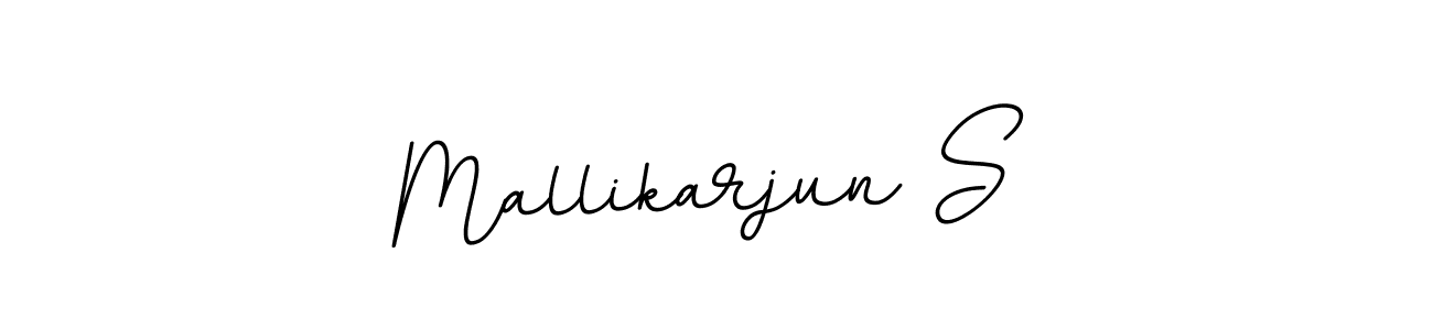 Make a beautiful signature design for name Mallikarjun S. With this signature (BallpointsItalic-DORy9) style, you can create a handwritten signature for free. Mallikarjun S signature style 11 images and pictures png