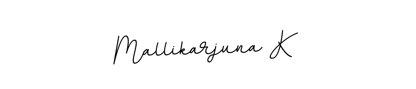 Use a signature maker to create a handwritten signature online. With this signature software, you can design (BallpointsItalic-DORy9) your own signature for name Mallikarjuna K. Mallikarjuna K signature style 11 images and pictures png