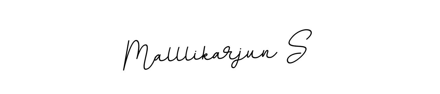 The best way (BallpointsItalic-DORy9) to make a short signature is to pick only two or three words in your name. The name Malllikarjun S include a total of six letters. For converting this name. Malllikarjun S signature style 11 images and pictures png