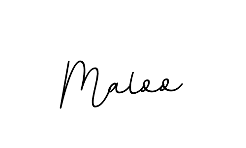 You should practise on your own different ways (BallpointsItalic-DORy9) to write your name (Maloo) in signature. don't let someone else do it for you. Maloo signature style 11 images and pictures png
