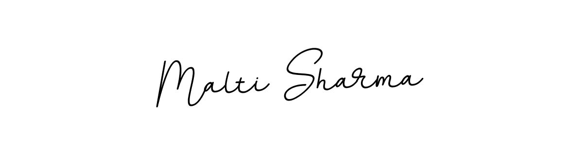 The best way (BallpointsItalic-DORy9) to make a short signature is to pick only two or three words in your name. The name Malti Sharma include a total of six letters. For converting this name. Malti Sharma signature style 11 images and pictures png