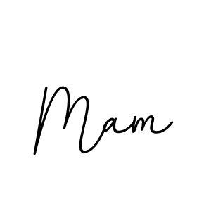 Design your own signature with our free online signature maker. With this signature software, you can create a handwritten (BallpointsItalic-DORy9) signature for name Mam. Mam signature style 11 images and pictures png