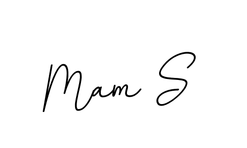 Design your own signature with our free online signature maker. With this signature software, you can create a handwritten (BallpointsItalic-DORy9) signature for name Mam S. Mam S signature style 11 images and pictures png