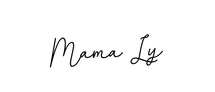Create a beautiful signature design for name Mama Ly. With this signature (BallpointsItalic-DORy9) fonts, you can make a handwritten signature for free. Mama Ly signature style 11 images and pictures png
