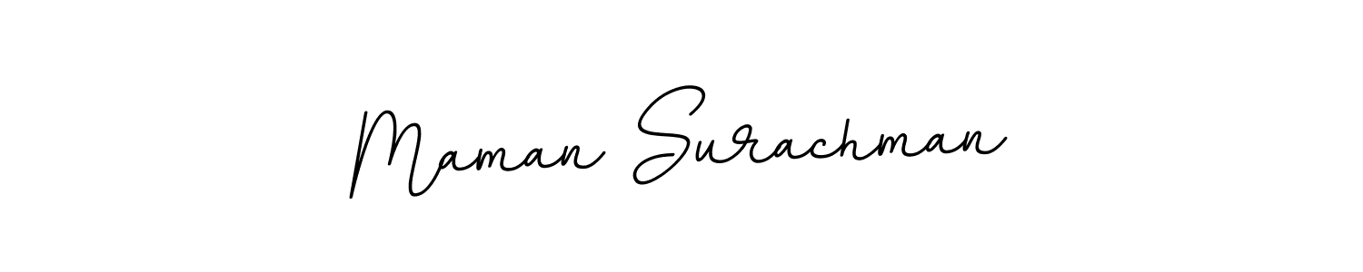 Once you've used our free online signature maker to create your best signature BallpointsItalic-DORy9 style, it's time to enjoy all of the benefits that Maman Surachman name signing documents. Maman Surachman signature style 11 images and pictures png