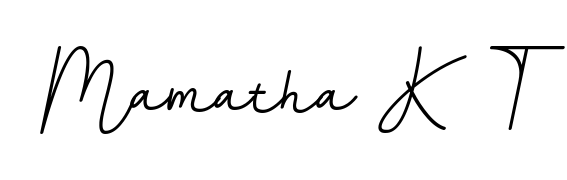 Once you've used our free online signature maker to create your best signature BallpointsItalic-DORy9 style, it's time to enjoy signing your documents with Mamatha K T name. Mamatha K T signature style 11 images and pictures png