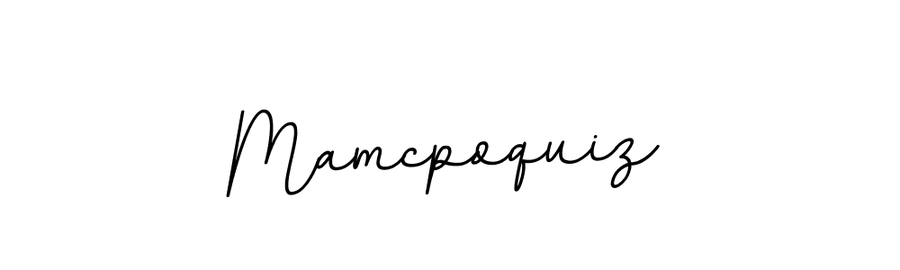 Create a beautiful signature design for name Mamcpoquiz. With this signature (BallpointsItalic-DORy9) fonts, you can make a handwritten signature for free. Mamcpoquiz signature style 11 images and pictures png