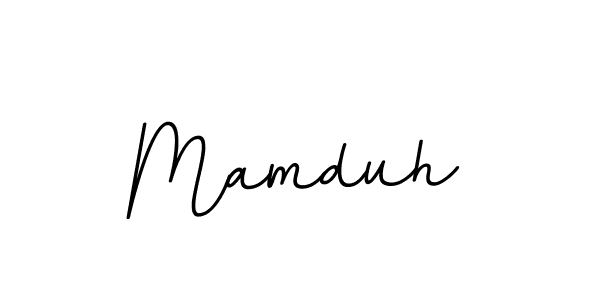 Make a beautiful signature design for name Mamduh. With this signature (BallpointsItalic-DORy9) style, you can create a handwritten signature for free. Mamduh signature style 11 images and pictures png