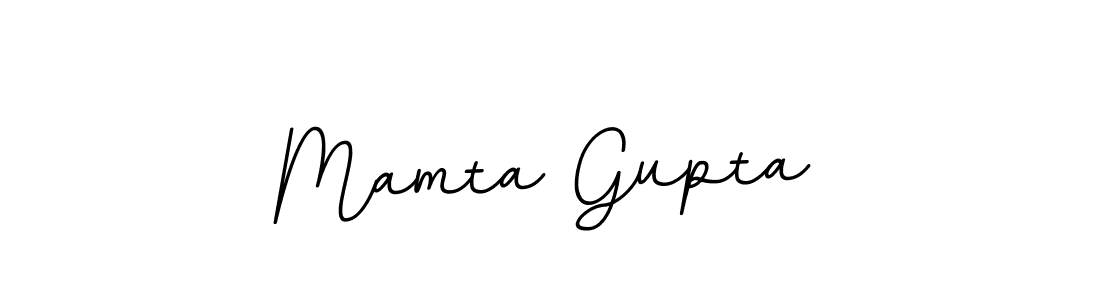 How to make Mamta Gupta name signature. Use BallpointsItalic-DORy9 style for creating short signs online. This is the latest handwritten sign. Mamta Gupta signature style 11 images and pictures png