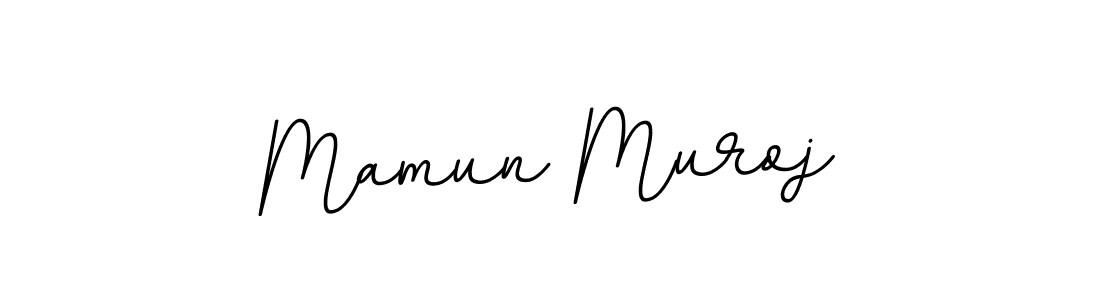 Use a signature maker to create a handwritten signature online. With this signature software, you can design (BallpointsItalic-DORy9) your own signature for name Mamun Muroj. Mamun Muroj signature style 11 images and pictures png