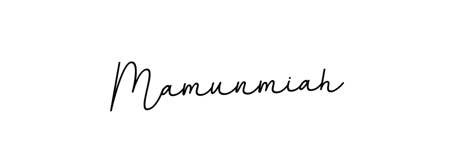 How to make Mamunmiah signature? BallpointsItalic-DORy9 is a professional autograph style. Create handwritten signature for Mamunmiah name. Mamunmiah signature style 11 images and pictures png