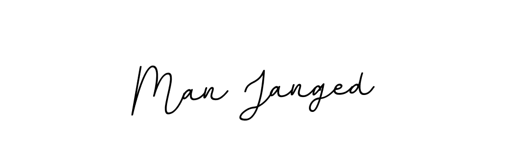 Design your own signature with our free online signature maker. With this signature software, you can create a handwritten (BallpointsItalic-DORy9) signature for name Man Janged. Man Janged signature style 11 images and pictures png