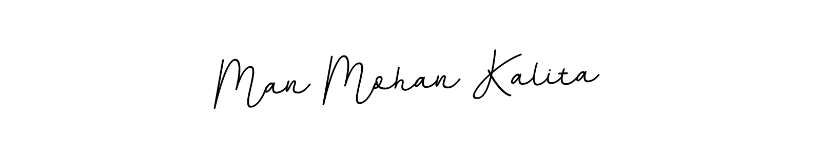 The best way (BallpointsItalic-DORy9) to make a short signature is to pick only two or three words in your name. The name Man Mohan Kalita include a total of six letters. For converting this name. Man Mohan Kalita signature style 11 images and pictures png