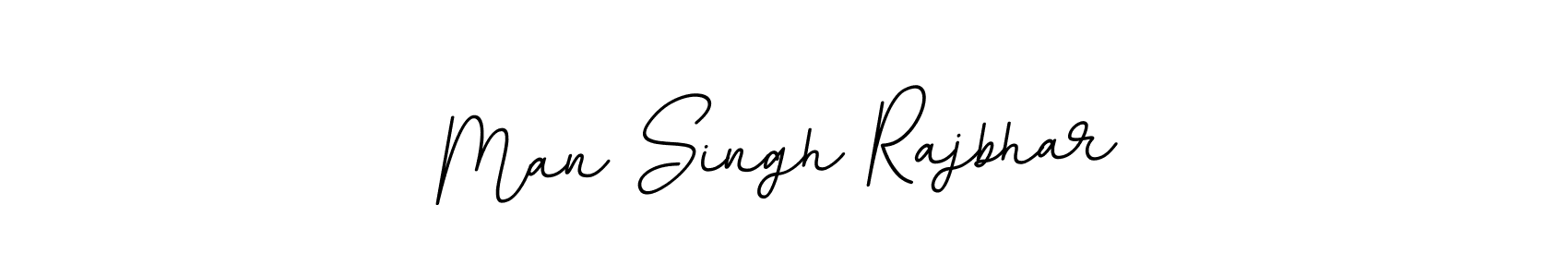 Create a beautiful signature design for name Man Singh Rajbhar. With this signature (BallpointsItalic-DORy9) fonts, you can make a handwritten signature for free. Man Singh Rajbhar signature style 11 images and pictures png