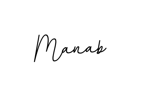 Design your own signature with our free online signature maker. With this signature software, you can create a handwritten (BallpointsItalic-DORy9) signature for name Manab. Manab signature style 11 images and pictures png