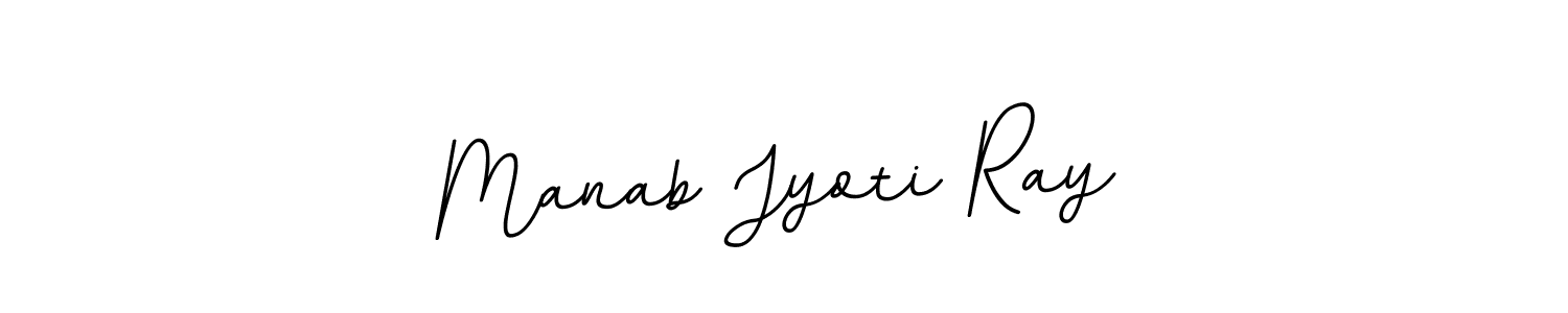 You should practise on your own different ways (BallpointsItalic-DORy9) to write your name (Manab Jyoti Ray) in signature. don't let someone else do it for you. Manab Jyoti Ray signature style 11 images and pictures png