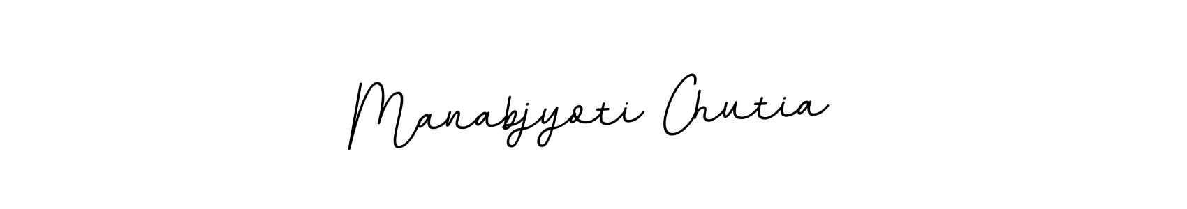 Use a signature maker to create a handwritten signature online. With this signature software, you can design (BallpointsItalic-DORy9) your own signature for name Manabjyoti Chutia. Manabjyoti Chutia signature style 11 images and pictures png