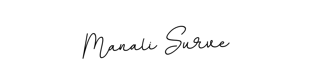 How to make Manali Surve name signature. Use BallpointsItalic-DORy9 style for creating short signs online. This is the latest handwritten sign. Manali Surve signature style 11 images and pictures png