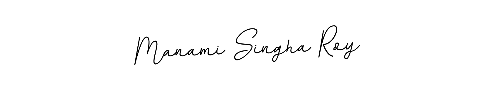 You should practise on your own different ways (BallpointsItalic-DORy9) to write your name (Manami Singha Roy) in signature. don't let someone else do it for you. Manami Singha Roy signature style 11 images and pictures png