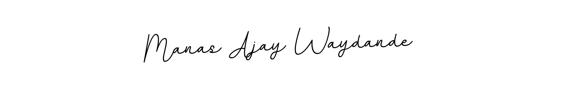 Make a beautiful signature design for name Manas Ajay Waydande. Use this online signature maker to create a handwritten signature for free. Manas Ajay Waydande signature style 11 images and pictures png