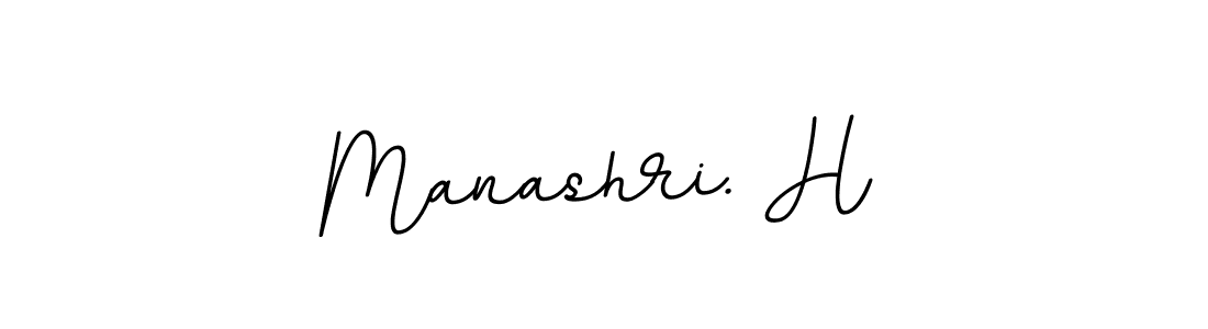 Manashri. H stylish signature style. Best Handwritten Sign (BallpointsItalic-DORy9) for my name. Handwritten Signature Collection Ideas for my name Manashri. H. Manashri. H signature style 11 images and pictures png