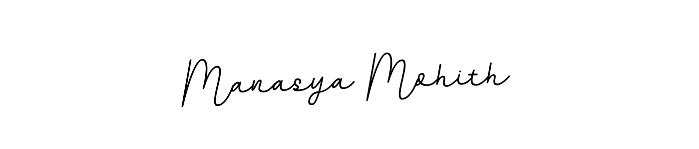 Make a beautiful signature design for name Manasya Mohith. Use this online signature maker to create a handwritten signature for free. Manasya Mohith signature style 11 images and pictures png