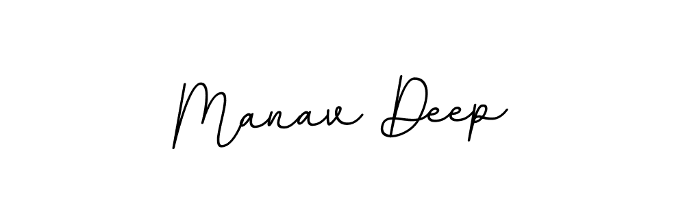 Use a signature maker to create a handwritten signature online. With this signature software, you can design (BallpointsItalic-DORy9) your own signature for name Manav Deep. Manav Deep signature style 11 images and pictures png