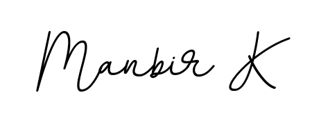 The BallpointsItalic-DORy9 font transforms the name Manbir K into an executive sign with sharp precision and distinguished character. Manbir K signature style 11 images and pictures png