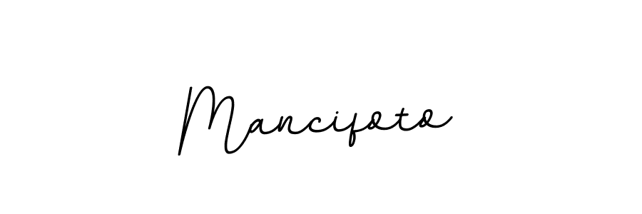 Use a signature maker to create a handwritten signature online. With this signature software, you can design (BallpointsItalic-DORy9) your own signature for name Mancifoto. Mancifoto signature style 11 images and pictures png