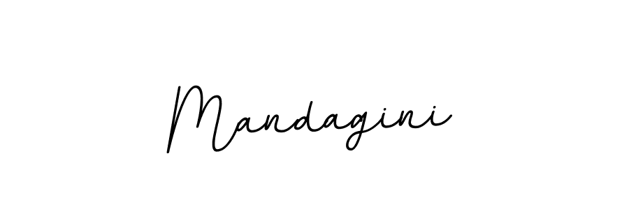 Use a signature maker to create a handwritten signature online. With this signature software, you can design (BallpointsItalic-DORy9) your own signature for name Mandagini. Mandagini signature style 11 images and pictures png