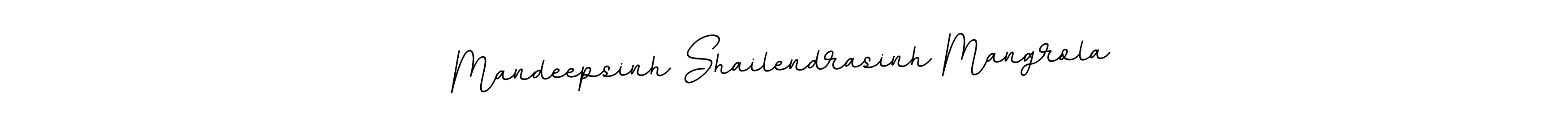Use a signature maker to create a handwritten signature online. With this signature software, you can design (BallpointsItalic-DORy9) your own signature for name Mandeepsinh Shailendrasinh Mangrola. Mandeepsinh Shailendrasinh Mangrola signature style 11 images and pictures png
