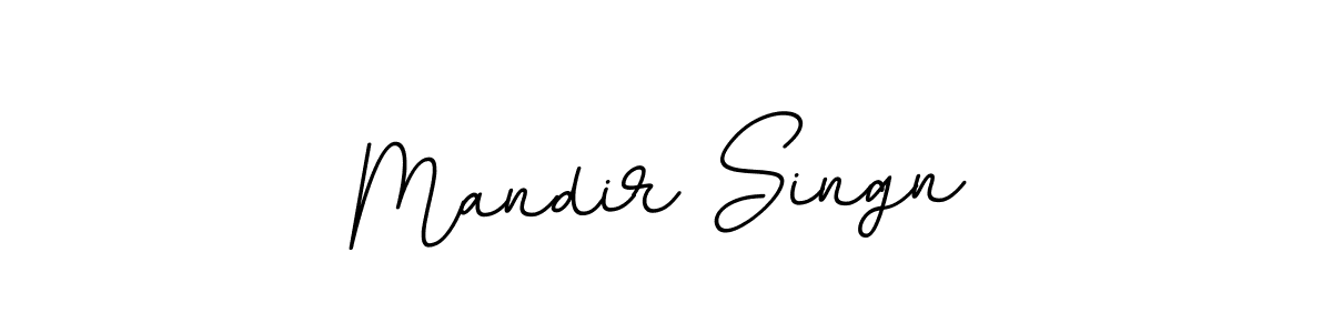 How to make Mandir Singn name signature. Use BallpointsItalic-DORy9 style for creating short signs online. This is the latest handwritten sign. Mandir Singn signature style 11 images and pictures png