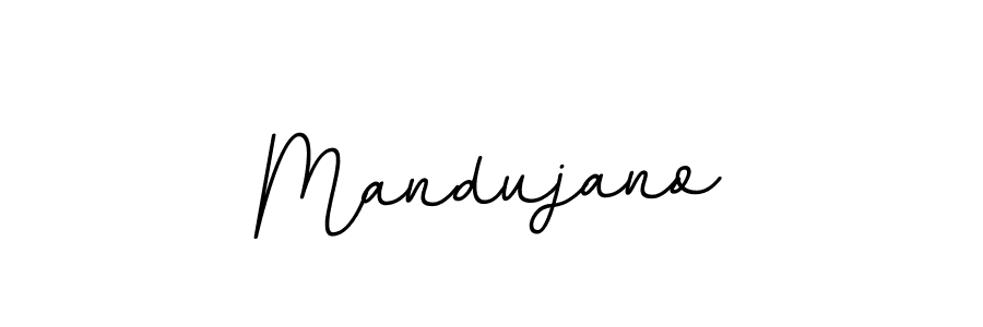 Design your own signature with our free online signature maker. With this signature software, you can create a handwritten (BallpointsItalic-DORy9) signature for name Mandujano. Mandujano signature style 11 images and pictures png