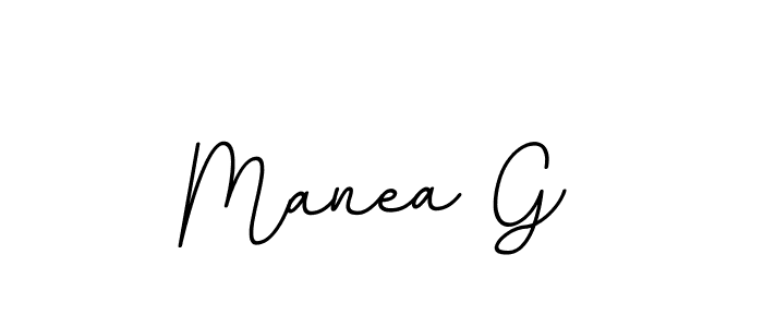 The best way (BallpointsItalic-DORy9) to make a short signature is to pick only two or three words in your name. The name Manea G include a total of six letters. For converting this name. Manea G signature style 11 images and pictures png