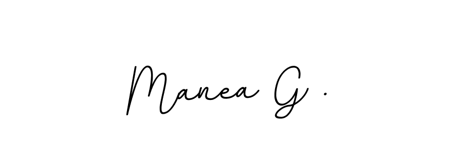 Make a beautiful signature design for name Manea G .. With this signature (BallpointsItalic-DORy9) style, you can create a handwritten signature for free. Manea G . signature style 11 images and pictures png