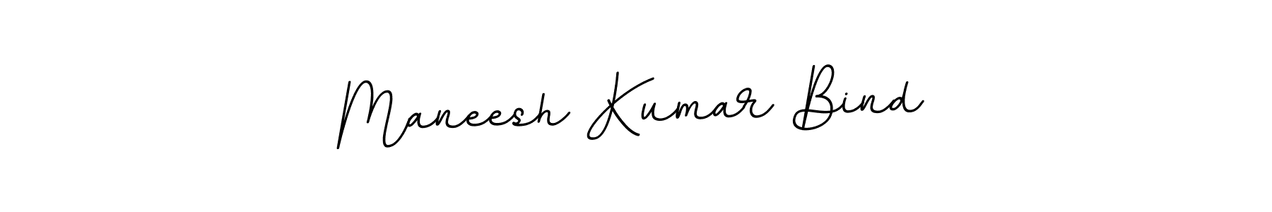 Also we have Maneesh Kumar Bind name is the best signature style. Create professional handwritten signature collection using BallpointsItalic-DORy9 autograph style. Maneesh Kumar Bind signature style 11 images and pictures png