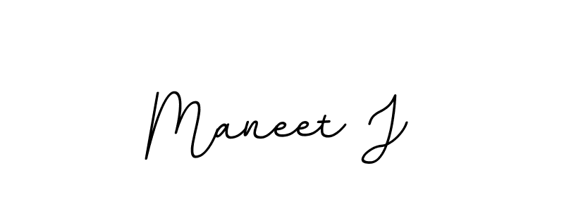 Make a beautiful signature design for name Maneet J. Use this online signature maker to create a handwritten signature for free. Maneet J signature style 11 images and pictures png