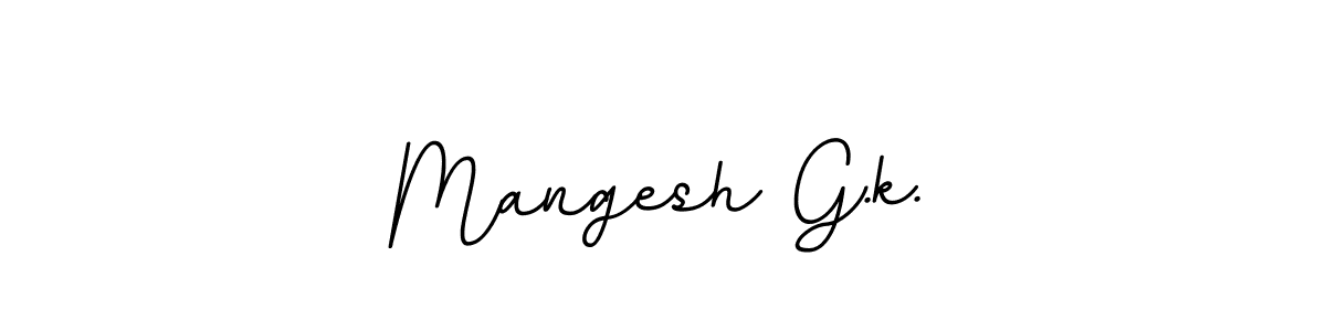 BallpointsItalic-DORy9 is a professional signature style that is perfect for those who want to add a touch of class to their signature. It is also a great choice for those who want to make their signature more unique. Get Mangesh G.k. name to fancy signature for free. Mangesh G.k. signature style 11 images and pictures png