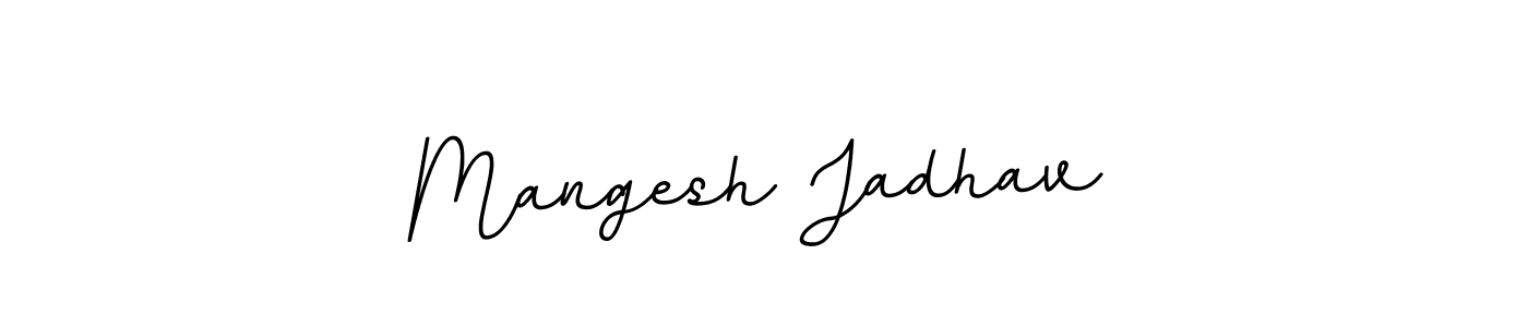 if you are searching for the best signature style for your name Mangesh Jadhav. so please give up your signature search. here we have designed multiple signature styles  using BallpointsItalic-DORy9. Mangesh Jadhav signature style 11 images and pictures png