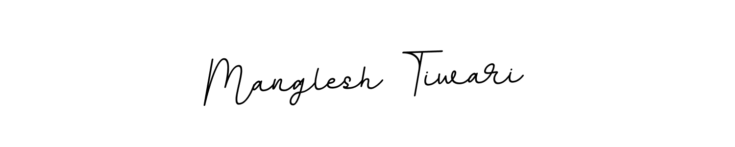 Make a beautiful signature design for name Manglesh Tiwari. With this signature (BallpointsItalic-DORy9) style, you can create a handwritten signature for free. Manglesh Tiwari signature style 11 images and pictures png