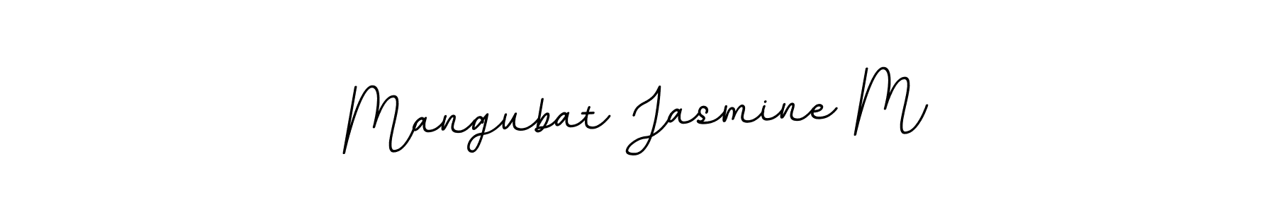 Make a short Mangubat Jasmine M signature style. Manage your documents anywhere anytime using BallpointsItalic-DORy9. Create and add eSignatures, submit forms, share and send files easily. Mangubat Jasmine M signature style 11 images and pictures png