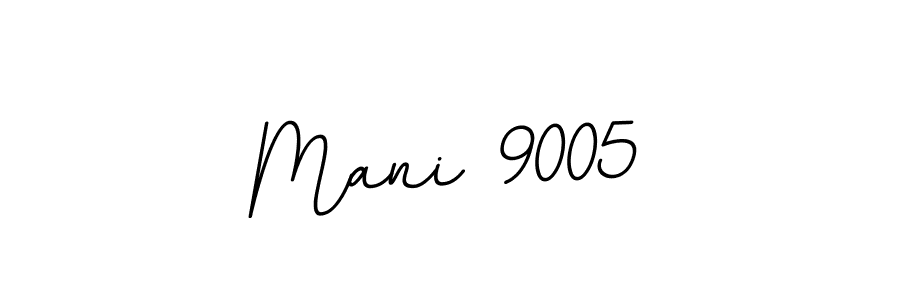 Design your own signature with our free online signature maker. With this signature software, you can create a handwritten (BallpointsItalic-DORy9) signature for name Mani 9005. Mani 9005 signature style 11 images and pictures png