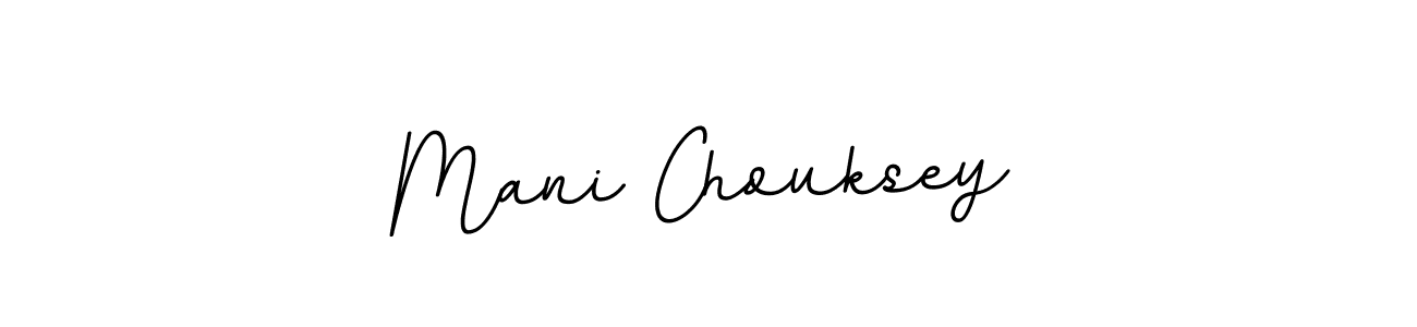 Mani Chouksey stylish signature style. Best Handwritten Sign (BallpointsItalic-DORy9) for my name. Handwritten Signature Collection Ideas for my name Mani Chouksey. Mani Chouksey signature style 11 images and pictures png