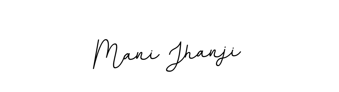 The best way (BallpointsItalic-DORy9) to make a short signature is to pick only two or three words in your name. The name Mani Jhanji include a total of six letters. For converting this name. Mani Jhanji signature style 11 images and pictures png