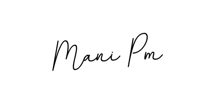 How to make Mani Pm signature? BallpointsItalic-DORy9 is a professional autograph style. Create handwritten signature for Mani Pm name. Mani Pm signature style 11 images and pictures png